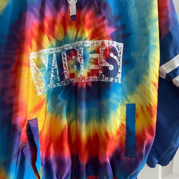 Rue 21 rainbow tie dye windbreaker - Picture 6 of 8